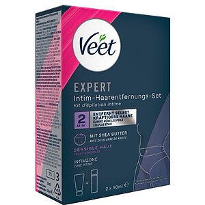 Veet EXPERT Set Epilare Intimă Cremă și Spumă Thumb 1
