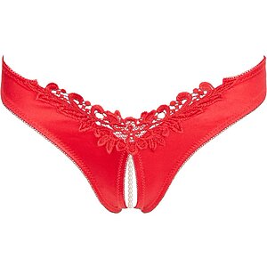 Chilot Perle Cottelli Collection Roșu L Thumb 2