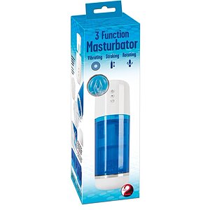 You2Toys Masturbator Reîncărcabil 3 Funcții — 10 Vibrații Alb Thumb 3