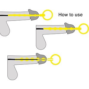 PenisPlug Training Set x 3 Negru Thumb 6