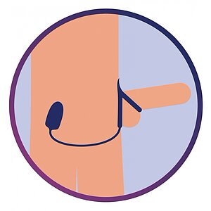 Inel Dublu ToyJoy Thria 2 Motoare Albastru Thumb 4