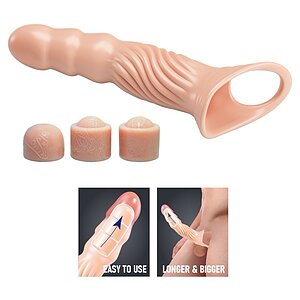 Pretty Love Debra — Extensie Penian Realistă Din TPE Thumb 2