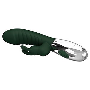 Pretty Love Naughty Bunny Green — 30 Moduri, Dublă Stimulare Verde Thumb 4