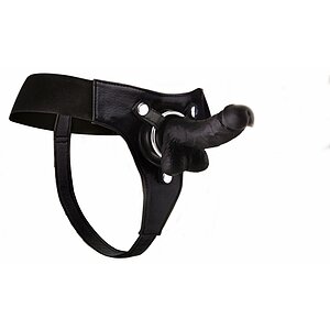 Strap-On Realistic 18cm Negru