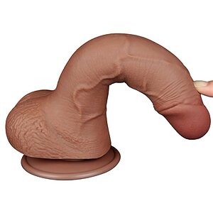 LoveToy Sliding Skin Dildo 19.5 cm, Maro Realist Thumb 10