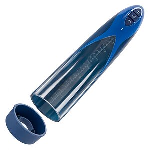 Pompă Penis Rechargeable Waterproof Albastru Thumb 8