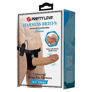 Pretty Love Draven – Strap-on Tija 17,5 cm (+7 cm)