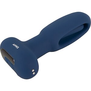 ANOS Plug Anal cu Limba Oscilantă – 10x10, Reîncărcabil Albastru Thumb 3