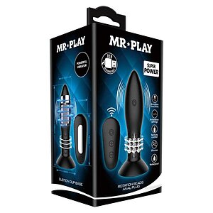 Anal Plug Mr Play Rotation Beads Negru Thumb 2