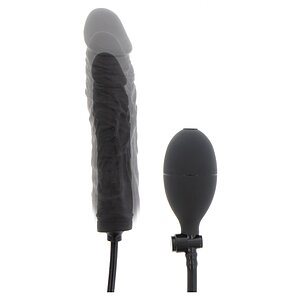 Plug Gonflabil Negru Silicon 100% și Supapă Rapidă Thumb 1