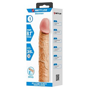 Pretty Love Stevenson — Manșon Realist 20,5 cm, Maro Thumb 8