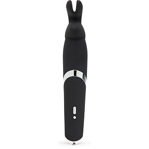 Vibrator Wand Happy Rabbit Negru Thumb 1