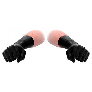 Mănuși Latex Short Fist It Negru
