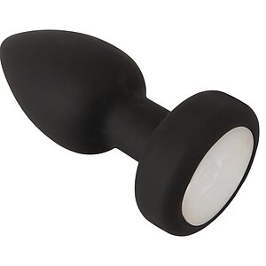 ANOS Plug Anal RC cu LED Flash - 7 Moduri, Reîncărcabil Negru Thumb 1