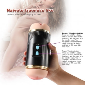 Mistress Kay – Masturbator Dublu, 2 Motoare, 10 Trepte Negru Thumb 7