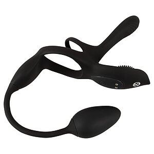 Couples Choice Inel Multifuncțional 5 în 1, Reîncărcabil Negru Thumb 2