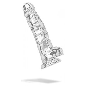 TOYJOY Get Real Clear 22.5 cm – Transparent cu Ventuză Thumb 1