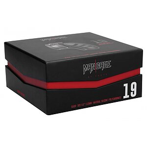Cușcă de Castitate Man Cage Silicon Model 19 Negru Thumb 1