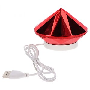 Vibrator Clitoridian Ruby Red Diamond Roșu Thumb 6