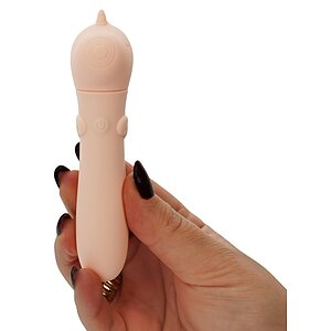 Unihorn Mini Vibrator USB 10 Moduri, Reîncărcabil 14.3 cm Thumb 2
