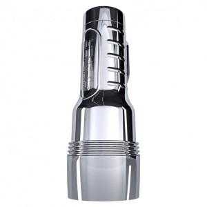 Fleshlight Quiver — Masturbator Vibrant, Reîncărcabil Argintiu Thumb 6