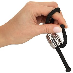 Rebel Heavy Rope Inel Reglabil Pentru Penis și Testicule Negru Thumb 3