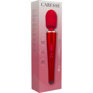 Caresse Pro Wand 8000rpm - 5 Moduri, IPX7, 120 Min Roșu Thumb 7