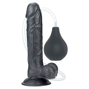Dildo 23cm Cu Ejaculare Extremă Negru