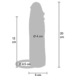 Manșon Hidratant ToyJoy 20 cm — Aspect Natural Moale Thumb 6
