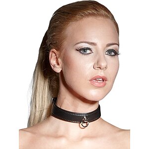 Zgardă Bondage Bad Kitty Negru