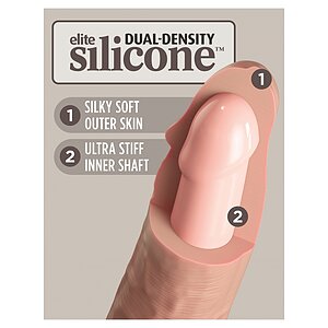 Vibrator King Penis Elite Dual Density 21cm Thumb 3