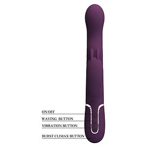 Pretty Love Laursen II - 7+4 Moduri, Reîncărcabil Mov Thumb 1