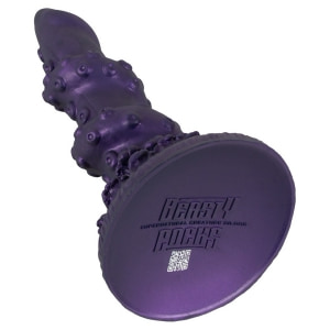 Octopus Prime — Dildo Din silicon Lichid, Ventuză 20.2 cm Mov Thumb 3