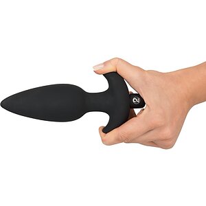 Anal Plug Cu Vibrații Black Velvet Large Negru Thumb 2