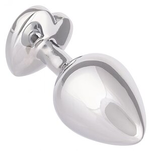 Jewel Large Ruby Heart Plug Roșu Thumb 3