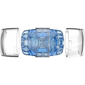 Quickshot Turbo Blue Ice Fleshlight Compact Prindere Dinamică Albastru Thumb 4