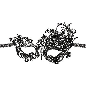 Mască Cottelli Collection Sensual Negru