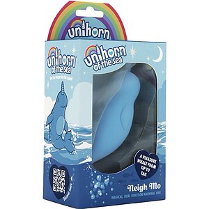 Unihorn Narwhal – Dublu Vibrator Clitoridian, 10 Moduri Albastru Thumb 7