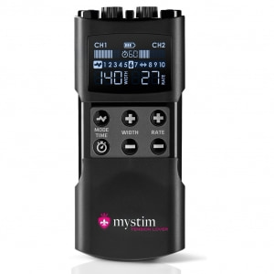 Mystim Tension Lover 2, EStim Reîncărcabil cu 2 Canale Negru Thumb 2