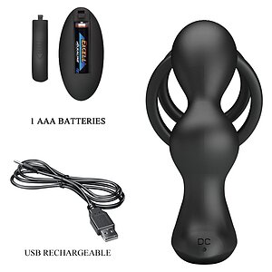 Pretty Love Marshall Inel Vibrant 12 Moduri Reîncărcabil Negru Thumb 4