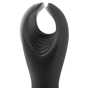 Rebel Vibrator Flexibil 10 Moduri, Reîncărcabil și Discret Negru Thumb 4