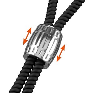 Rebel Heavy Rope Inel Reglabil Pentru Penis și Testicule Negru Thumb 6