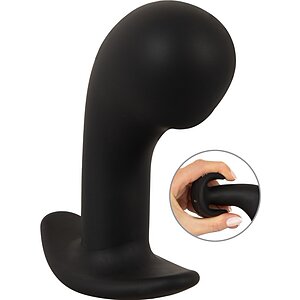 ANOS Big Head — Plug Prostatic cu Cap Mare, 10 Moduri Negru Thumb 1