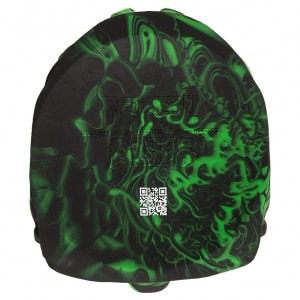 Beasty Lizard Peak — Dildo Din silicon Lichid cu Ventuză 22 cm Verde Thumb 6