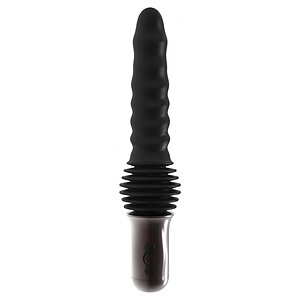 Hidden Desire Vibrator Anal cu Împingere Negru Thumb 1