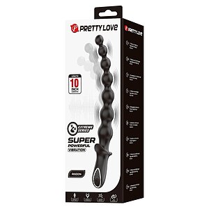 Pretty Love Plug Anal Vibrator 10 Funcții Reîncărcabil Negru Thumb 7