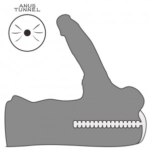 Lovetoy Streetgirls #15 — Dildo Flexibil, Tunel Texturat Thumb 2