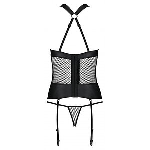 Corset Passion Amanda Negru L-XL Thumb 3