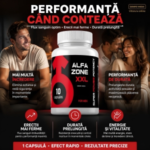 Pastile Potență ALFA ZONE XXL 10 capsule Thumb 1