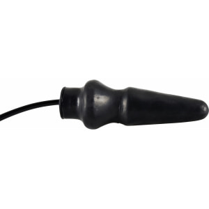 Anal Plug Latex Gonflabil 19.5cm Negru Thumb 4